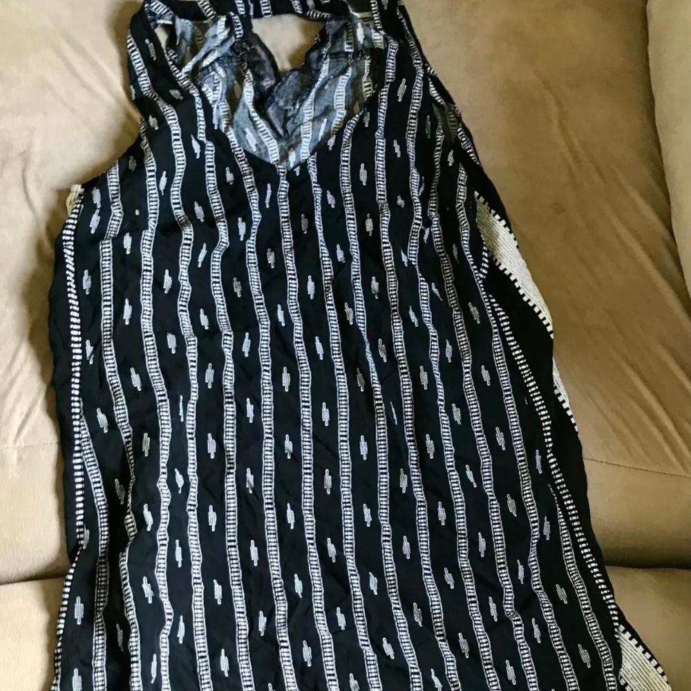 Old Navy S P Dress Black & White